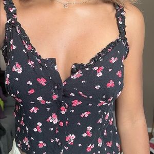 Floral tank top